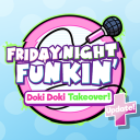 Friday Night Funkin' Doki Doki Takeover + Logo