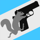 Squirrel with a Gun Logo