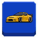 Pixel Car Racer Logo