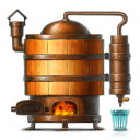 Alcohol Factory Simulator Logo