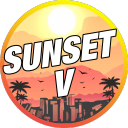 🌴 Sunset V 🌴 Logo